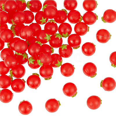 60Pcs PVC Imitation Fruit DJEW-OC0001-49B-1