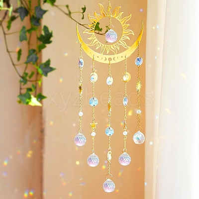Teardrop Glass Suncatcher for Windows Rainbow Maker PW-WG22F64-03-1