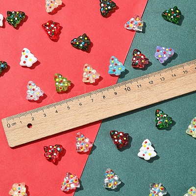 6Pcs Handmade Bumpy Glass Beads Strands LAMP-FS0001-16A-1