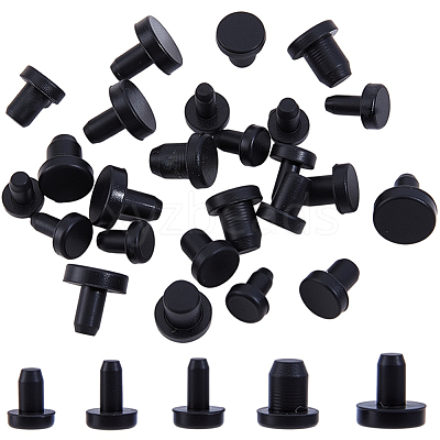 30Pcs 5 Styles Silicone Bottle Seal Plug FIND-GF0008-86-1
