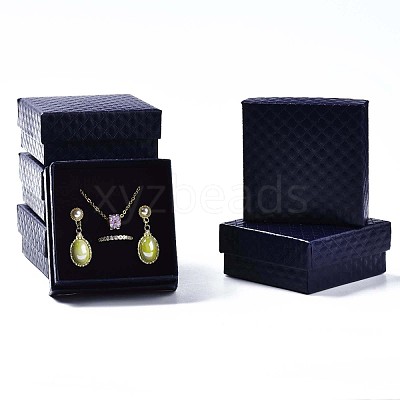 Square Cardboard Jewelry Boxes CBOX-N012-34A-1