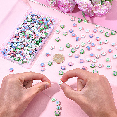 Handmade Polymer Clay Beads CLAY-SC0002-75-1