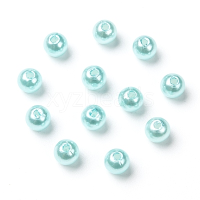 Imitation Pearl Acrylic Beads PL609-01-1