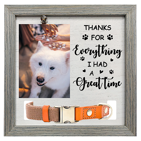 MDF Pet Photo Frames DIY-WH0525-028-1