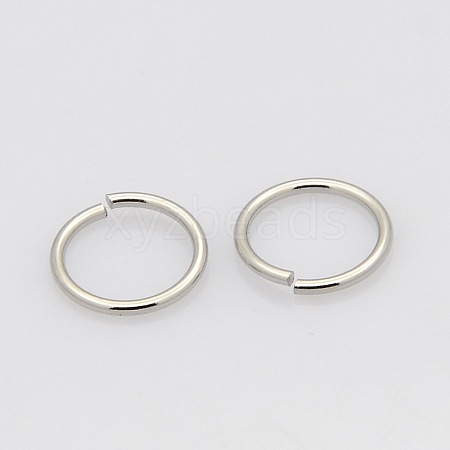 Tarnish Resistant 304 Stainless Steel Open Jump Rings STAS-N015-10-4x0.7mm-1