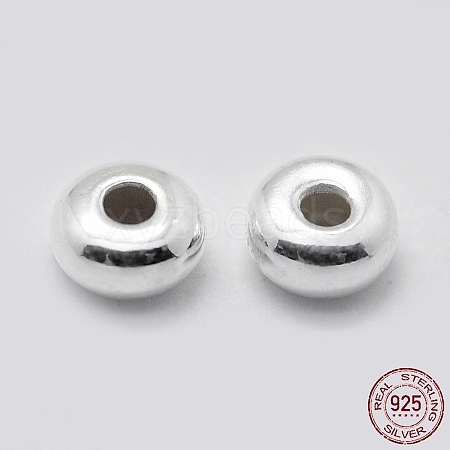 925 Sterling Silver Spacer Beads X-STER-K171-38S-01-1