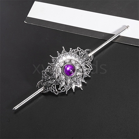 Alloy with Resin Hair Sticks PW-WG4FC6F-02-1