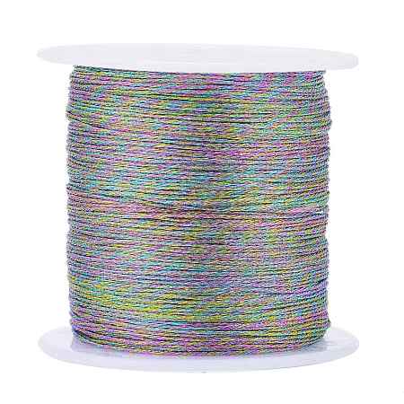 Polyester Braided Metallic Thread OCOR-I007-B-15-1