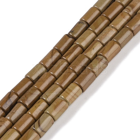 Natural Wood Lace Stone Beads Strands G-C128-A26-01-1