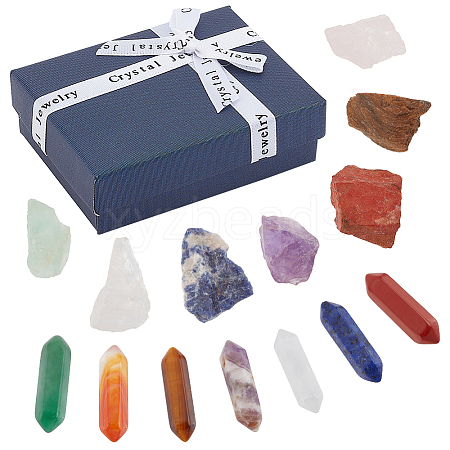 Natural Nanairo Gemstone Gift Box AJEW-WH0165-02-1