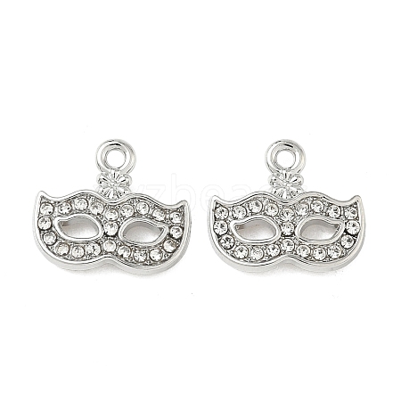 Alloy Rhinestone Pendants ENAM-I073-04P-02-1