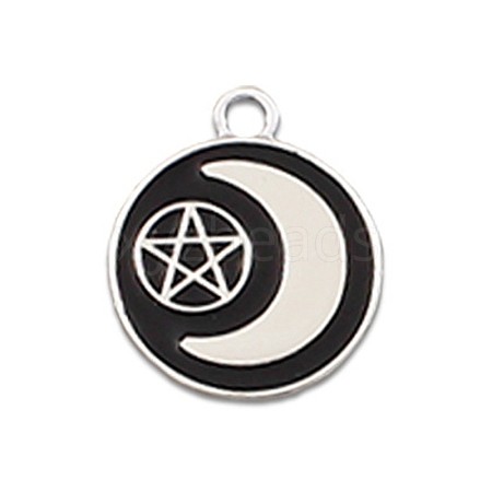 Alloy Enamel Pendants ENAM-CJC0017-02P-10-1