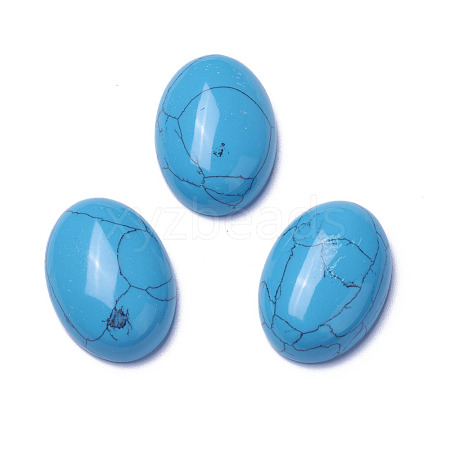 Synthetic Turquoise Cabochons G-F605A-02-1