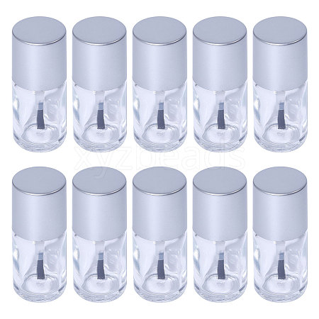 Transparent Glass Nail Polish Empty Bottle MRMJ-WH0082-29A-1