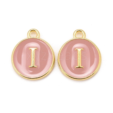 Golden Plated Alloy Enamel Charms X-ENAM-S118-07I-1