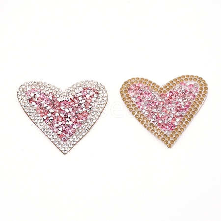 Glitter Hotfix Rhinestone DIY-WH0204-08G-1