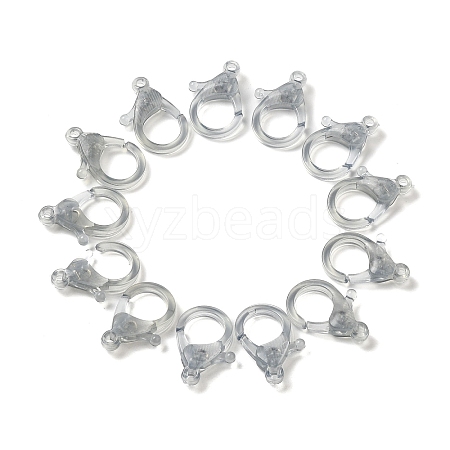 Transparent Plastic Lobster CLaw Clasps LS-KY-H005-A04-1