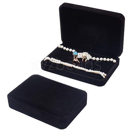 Velvet Jewelry Set Storage Gift Box CON-WH0104-10B-1