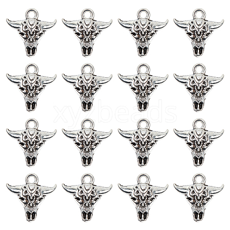 SUNNYCLUE 50Pcs Tibetan Style Alloy Pendants FIND-SC0004-21-1