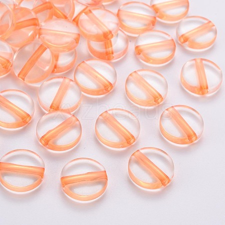 Transparent Acrylic Beads TACR-S154-09A-84-1