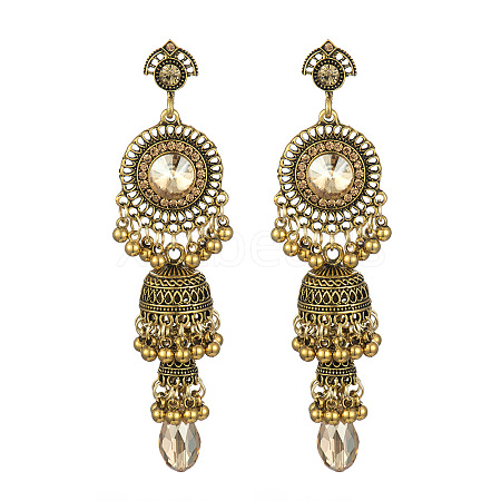 Alloy Acrylic Dangle Stud Earrings FS-WG31A95-03-1