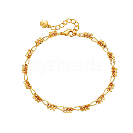 Brass Small Round Ball Pendant Bracelet PW-WG261E1-02-1