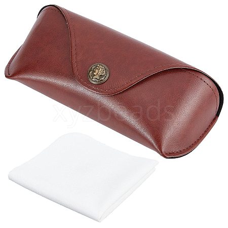 CREATCABIN 1Pc Imitation Leather Glasses Cases AJEW-CN0001-44B-1