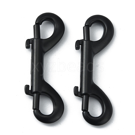 Zinc Alloy Double Lobster Claw Clasps FIND-WH0155-009EB-1