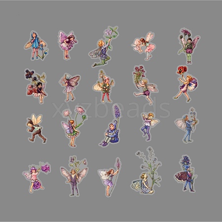 PET Plastic Decorative Paper Stickers PW-WG10099-03-1