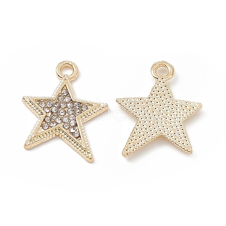 Alloy Crystal Rhinestone Pendants FIND-C019-48KCG-1