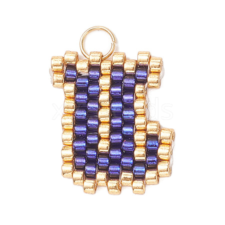 Handmade MIYUKI Seed Beads PALLOY-MZ00867-21-1