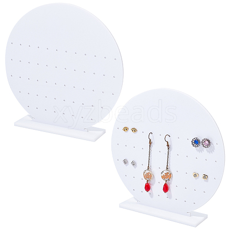 Acrylic Earring Display Stands EDIS-WH0006-33A-1