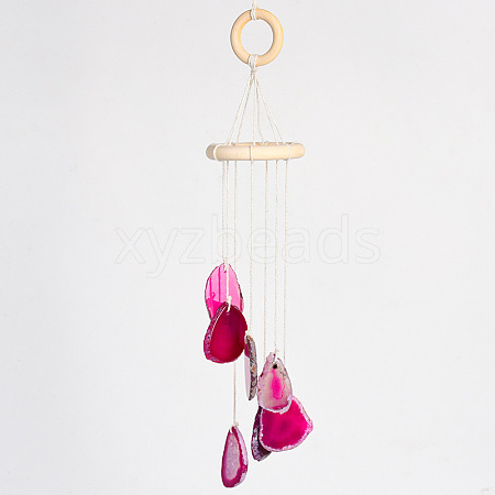 Nuggets Natural Agate Wind Chime PW23051617324-1