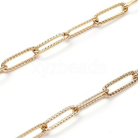 Stainless Steel Paperclip Chains CHS-CJC0001-01G-1