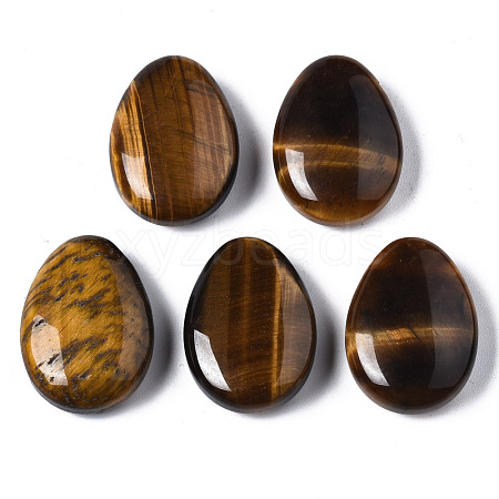 Natural Tiger Eye Pendants G-N0326-74A-1