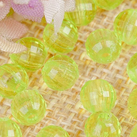 Transparent Acrylic Beads TACR-NH0001-H-14-1