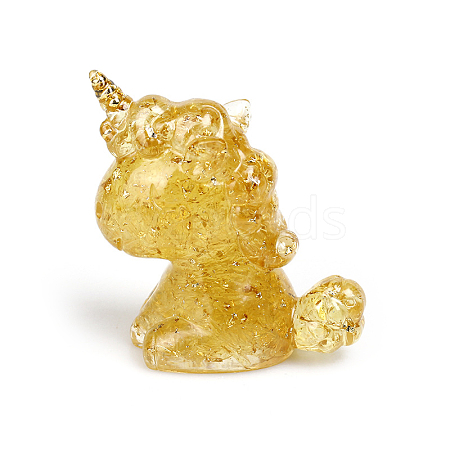 Resin Unicorn Figurine Home Decoration UNIC-PW0001-055H-1