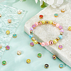 96Pcs 8 Colors Alloy Enamel Beads FIND-SC0014-52-3