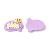 Opaque Resin Cabochons CRES-P023-01D-2