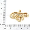 Brass Micro Pave Cubic Zirconia Pendants KK-M307-08G-3