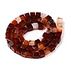 Natural Red Agate(Dyed & Heated) Beads Strands G-T139-6x6-35A-2