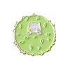 Alloy Light Green Enamel Pins PW-WGDDF27-03-1