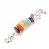 Chakra Theme Natural Gemstone Pendant Decorations LS-X-HJEW-JM00645-02-4