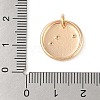 Brass with Clear Cubic Zirconia Pendants KK-N256-24A-G-3