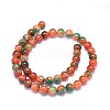 Natural Dyed Jade Beads Strands G-F601-A03-2