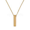 304 Stainless Steel Rectangle Pendant Urn Ashes Necklaces NJEW-WH0036-031G-1