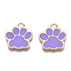 Alloy Enamel Pendants ENAM-T016-22LG-D-RS-2