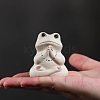 Ceramics Tea Pet Frog Display Decorations PW-WGD929E-01-5