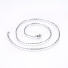 304 Stainless Steel Cable Chains Necklaces NJEW-F226-04P-01-1