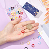 72Pcs 12 Colors Resin Hoop Earrings EJEW-SC0001-88-4